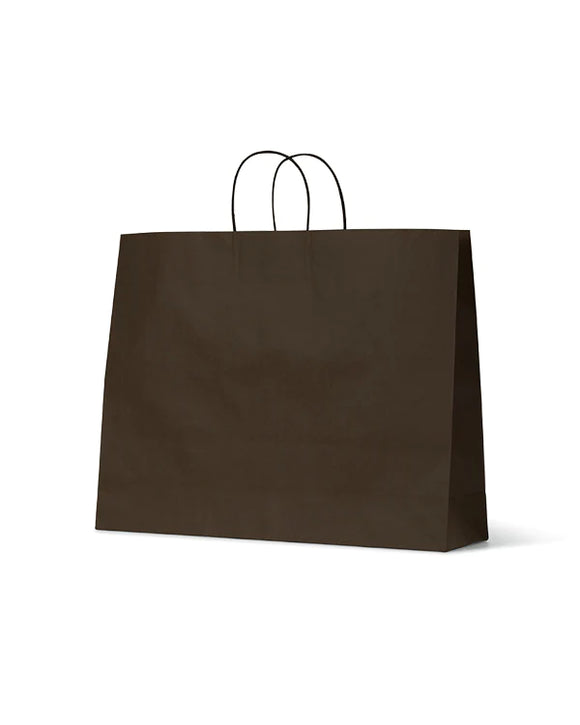 Budget Black Kraft Paper bag - Boutique - 200/ctn