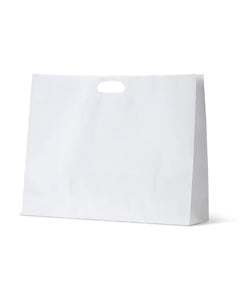 Paper Dcut White Kraft Bag - Boutique - 50/Ctn SKU: DC W4