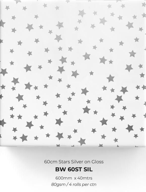 Stars Silver on Gloss