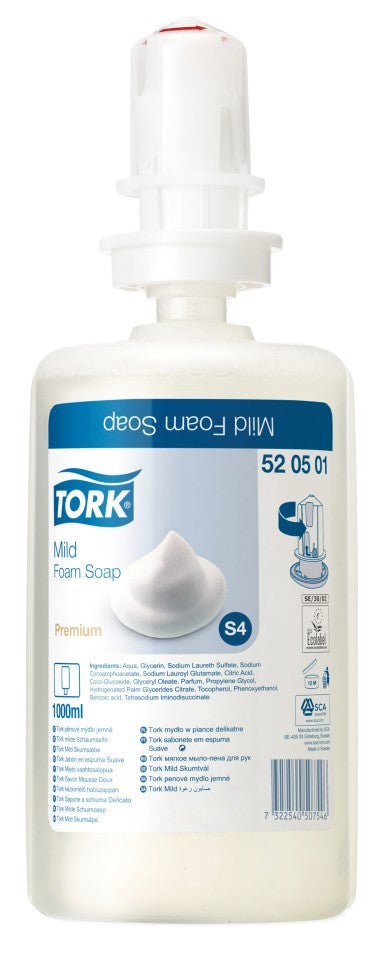 Tork S4 Mild Foam Soap 1 Litre 520501