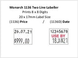 Monarch 1136 Two Line Price/Date  Best Before