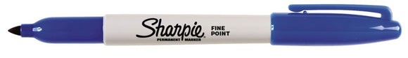 Sharpie Permanent Marker Fine 1.0mm Blue
