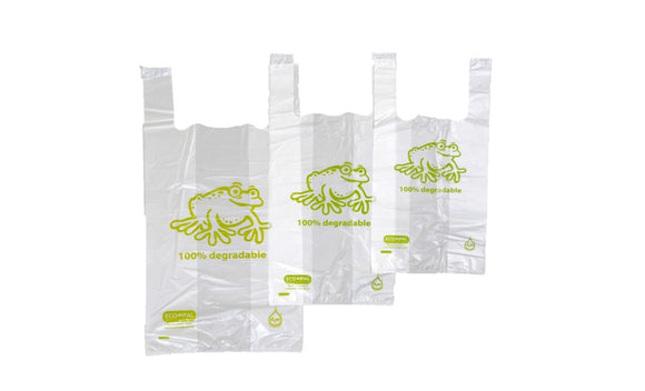 EP TECH  Biodegradable Handled Rubbish Bag Medium 400x525mm