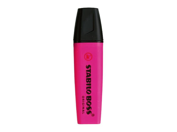 Stabilo Boss Highlighter Chisel Tip 2.0-5.0mm Pink