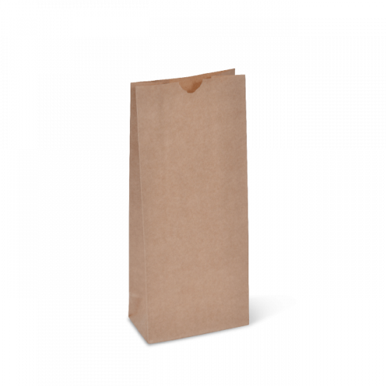 Heavy Duty Block Bottom #0 Paper Bag  500/Pack  90x50x205mm (Packet)