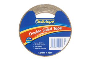 Sellotape 1205 Double-Sided Tape 12mm x 33m