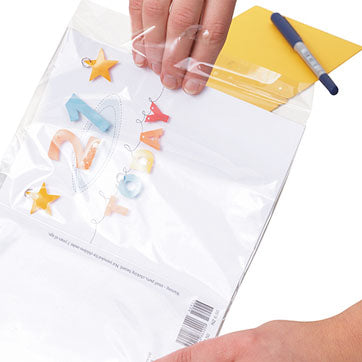 Polypropylene Bags With Resealable Flap 150x250x40mu 200/pkt