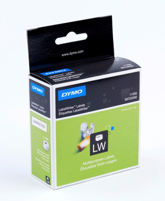 Dymo Label Writer Multi Purpose Labels 19mm x 51mm