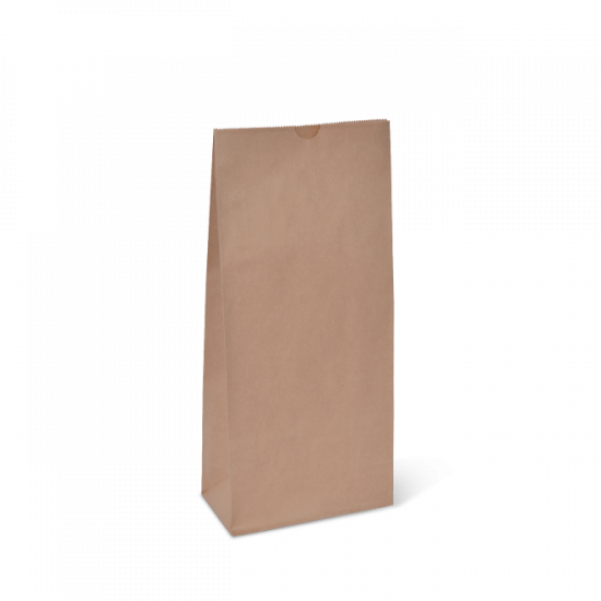 Heavy Duty Block Bottom #2 Paper Bag  500/Pack  160x85x350mm (Packet)