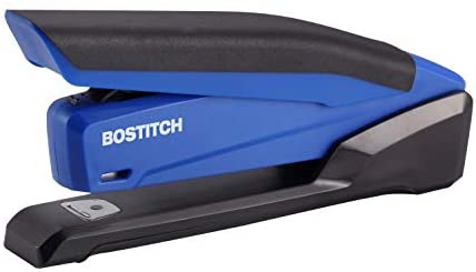 Bostitch Office InPower Spring-Powered Desktop Stapler, Blue