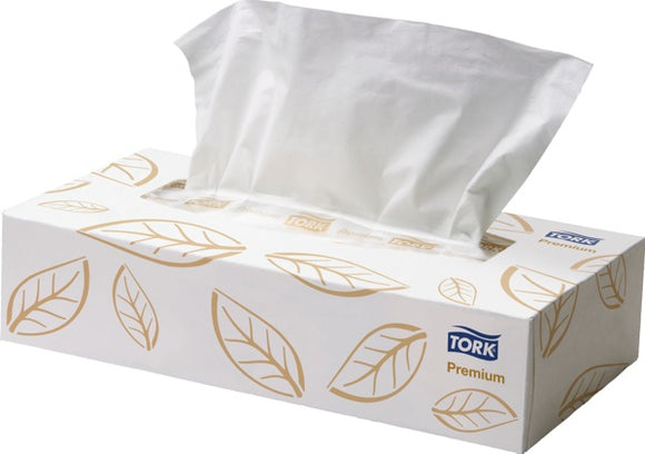Tork Extra Soft Facial Tissue 2 Ply White 100 Sheets per Box