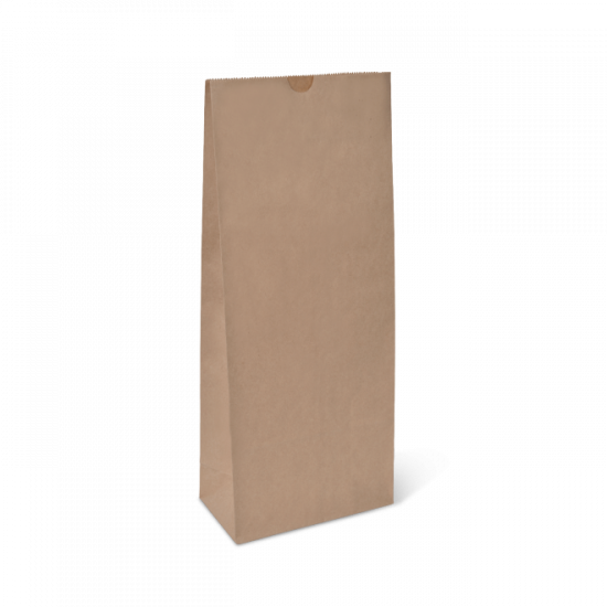 Heavy Duty Block Bottom #4 Paper Bag  200/Pack  185x100x450mm (Packet)