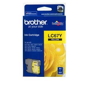 Brother LC67 Yellow Ink Cartridge