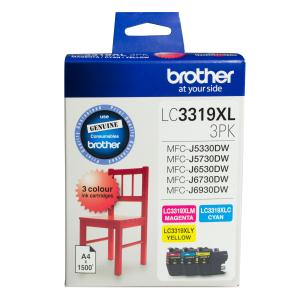 Brother LC3319XL3PK HIGH YIELD 4500 PAGES