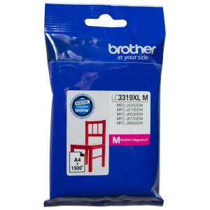 Brother LC3319XLM HIGH YIELD MAGENTA 1500 PAGES Less
