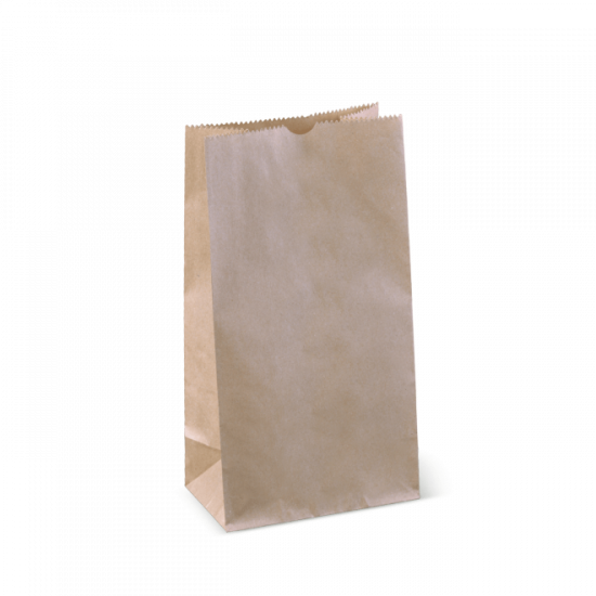Heavy Duty Block Bottom #5 Paper Bag 200/ Pack - 205x100x445mm (Packet)