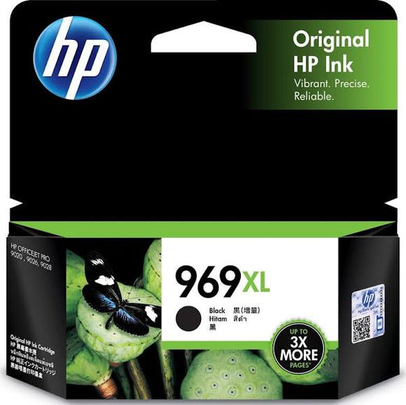 HP 969XL INKJET HIGH-YIELD ORIGINAL INK CARTRIDGE IN BLACK