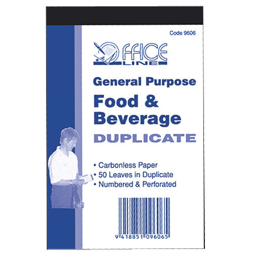 Officeline Food and Beverage Restaurant Order Docket Book  Duplicate / 50