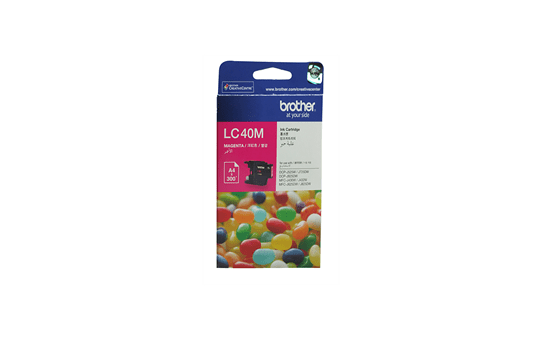 Brother LC40M Ink cartridge magenta 300 pages 5%