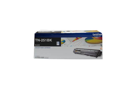 Brother TN251BK Toner Black yield up to 2,500 pages