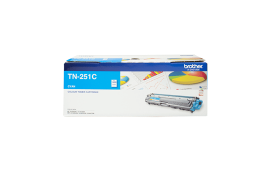 Brother TN251C Toner Cyan yield up to 1,400 pages