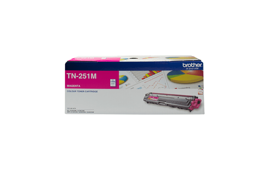Brother TN251M Toner Magenta yield up to 1,400 pages