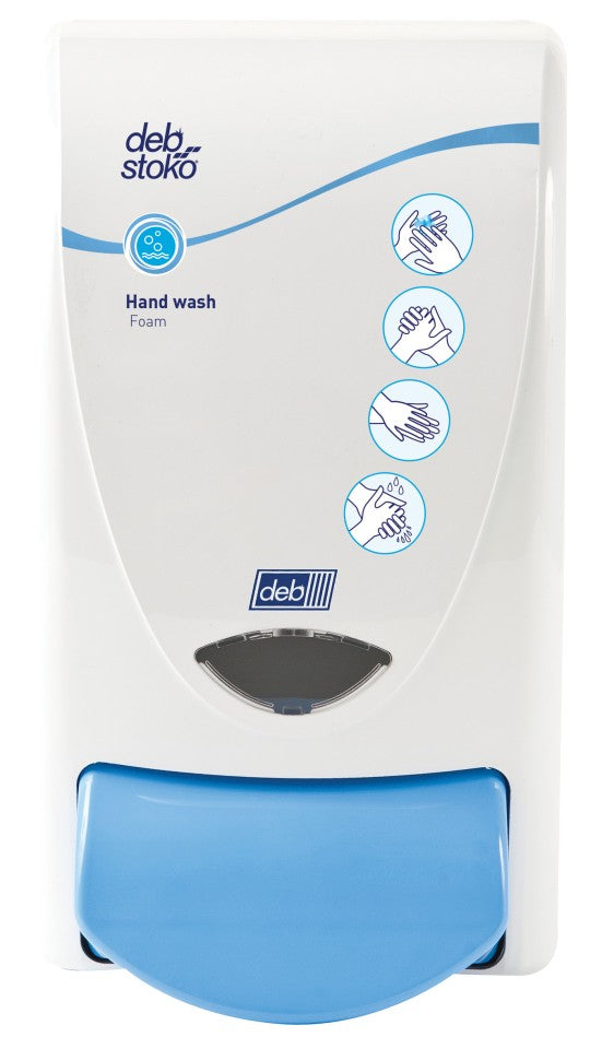Deb Stoko Soap Cleanse Washroom Dispenser 1 Litre White WRM1LDS