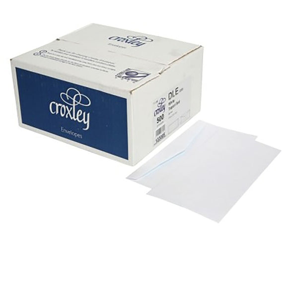 Croxley Non Window Envelope DLE Seal Easi  225x114mm  Box 500