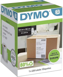 Dymo LabelWriter XL Shipping Labels 104x159mm, Box of 220