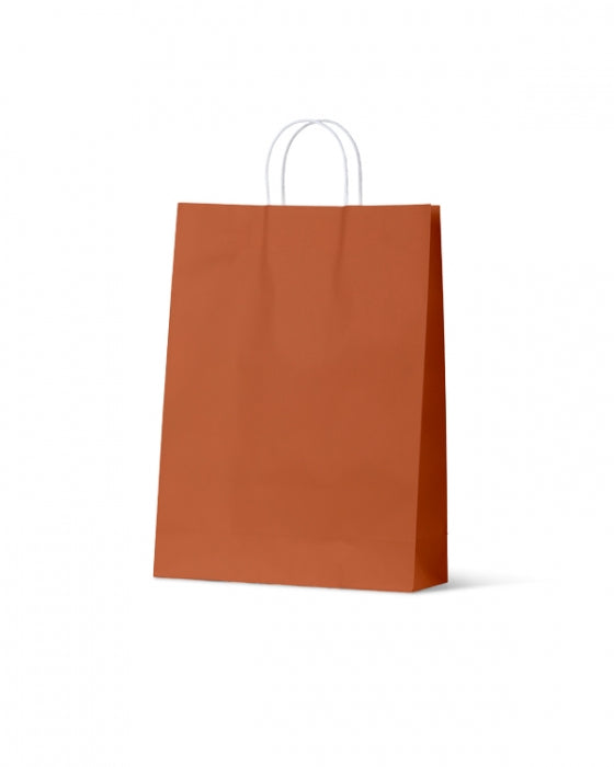 Coloured Bags  -  Earth Collection Burnt Orange Large  /  100