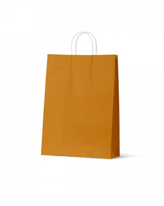 Coloured Bags  -  Earth Collection Mustard Large  /  100
