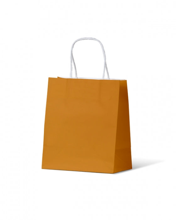Coloured Bags  -  Earth Collection Mustard Small  /  200