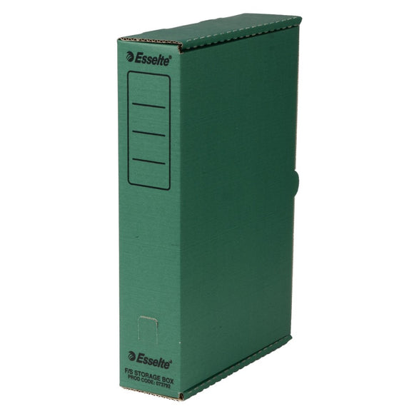 Esselte Storage Box Foolscap Green