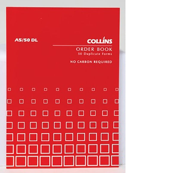 Collins Goods Order A5/50DL Duplicate No Carbon Required