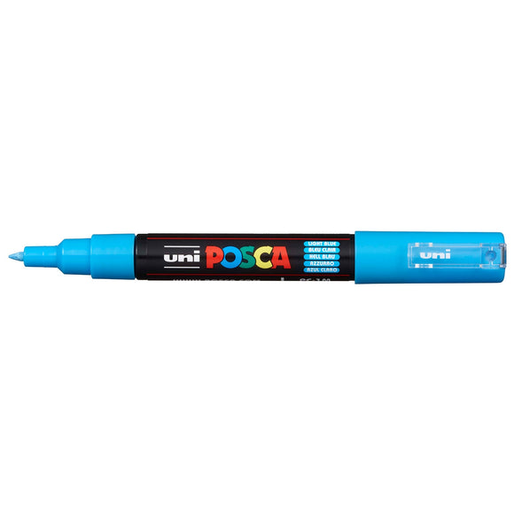 Uni Posca Marker 0.9-1.3mm Fine Light Blue PC-3M