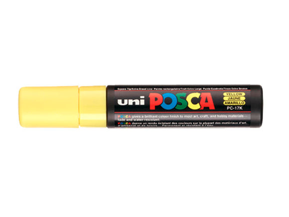 Uni Posca Marker 0.9-1.3mm Fine Yellow PC-3M