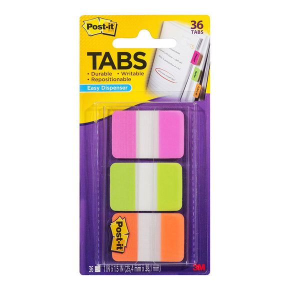 Post-it Tabs 686-PGOT 25x38mm Bright, Pack of 3