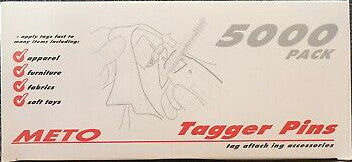 Meto Tagger Pins/Attachers 25mm Box 5,000