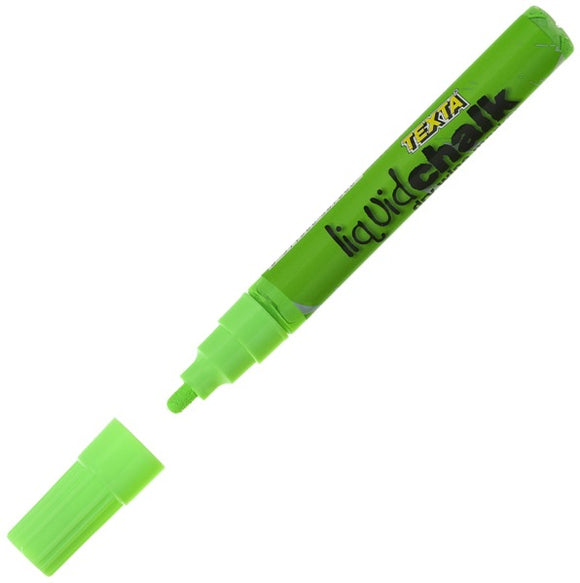 Texta Liquid Chalk Dry Wipe Marker Bullet 4.5mm Green