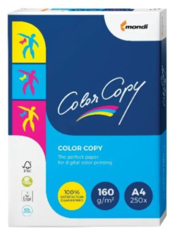 White Copy Paper/Light Card  160gsm  A4  Pack 250