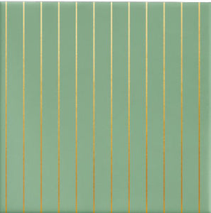 Pinstripe Gloss Wrap Sage, Gold