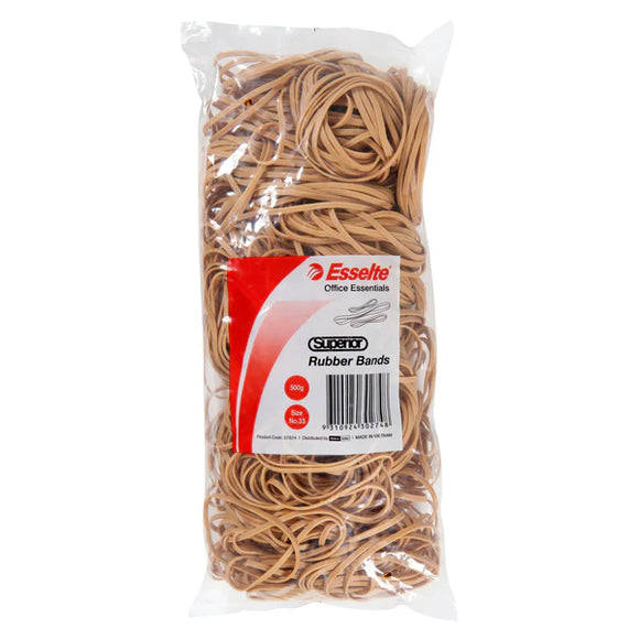 ESSELTE SUPERIOR RUBBER BANDS SIZE 33