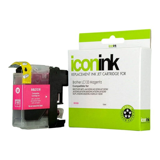 Icon Compatible Brother LC133 Hi Yield Magenta Ink Cartridge
