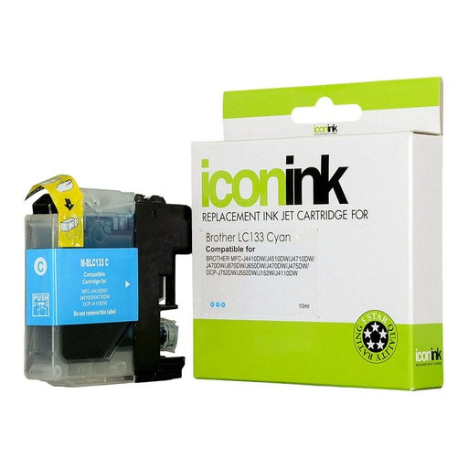 Icon Compatible Brother LC133 Hi Yield Cyan Ink Cartridge