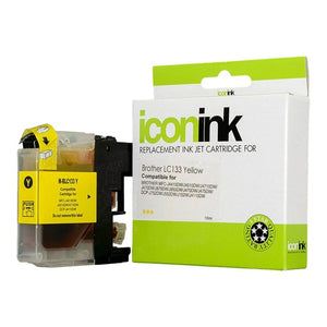 Icon Compatible Brother LC133  Hi Yield Yellow Ink Cartridge