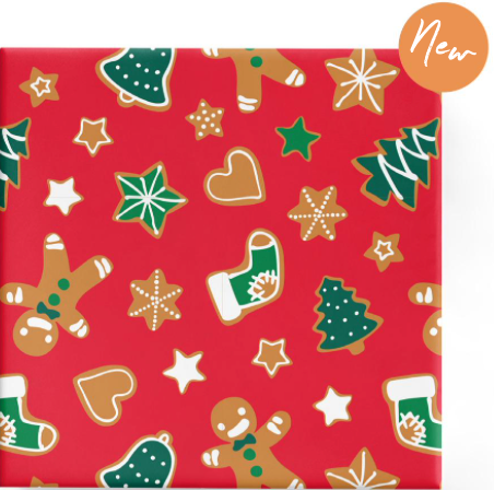 Xmas Gingerbread Red on Gloss