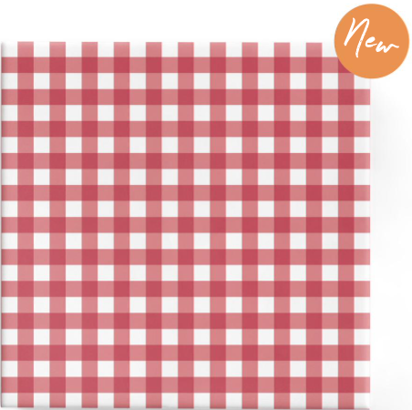 Gingham Check Wrap on Matte