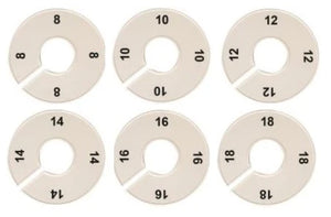 Size dividers - numerical (pack of 6)