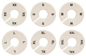 Size dividers - alphabetical (pack of 6)