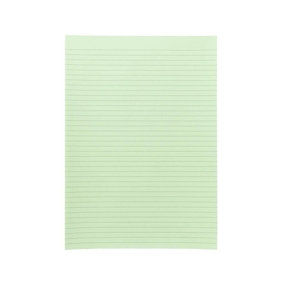 Topless Writing Pad Ruled A4 50 Leaf 70gsm Green